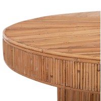 ΤΡΑΠΕΖΙ ΤΡΑΠΕΖΑΡΙΑΣ GATSBY HM9884 ΦΥΣΙΚΟ RATTAN ΣΕ ΦΥΣΙΚΟ ΧΡΩΜΑ Φ120x76Υεκ.