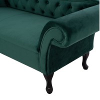 ΑΝΑΚΛΙΝΔΡΟ T.CHESTERFIELD NIOVI HM3007.03 ΚΥΠΑΡΙΣΣΙ ΒΕΛΟΥΔΟ-ΜΑΥΡΑ ΠΟΔΙΑ 187x61x82Υεκ