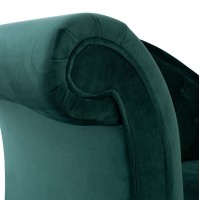 ΑΝΑΚΛΙΝΔΡΟ T.CHESTERFIELD NIOVI HM3007.03 ΚΥΠΑΡΙΣΣΙ ΒΕΛΟΥΔΟ-ΜΑΥΡΑ ΠΟΔΙΑ 187x61x82Υεκ