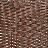 ΠΟΛΥΘΡΟΝΑ ΚΑΡΕΚΛΑ CAMEL HM5015.02 ΚΑΦΕ ΜΕΤΑΛΛΙΚΗ ΜΕ WICKER ΚΑΦΕ 48x48-53x72 cm