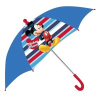 Ομπρέλα Mickey Μπλε-Γραμμές H60cm,Φ70cm Disney WD21486