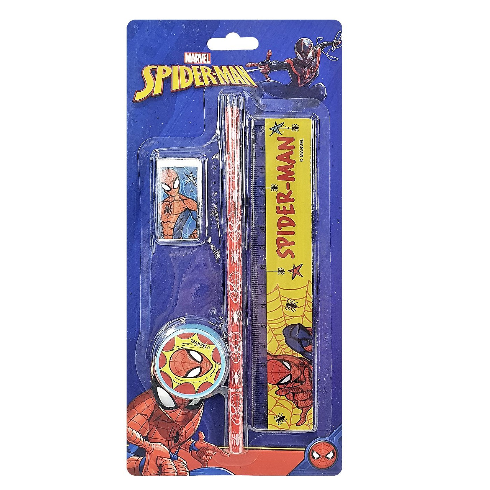 Σχολικό σετ 4τεμ Spiderman 23x11cm Spiderman 3042-9150